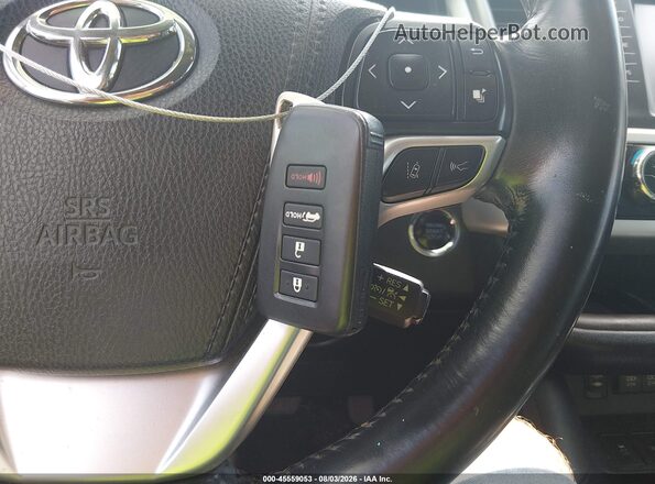 5TDJZRFH6JS538289 2018 TOYOTA HIGHLANDER White წინა პანელის ხედი