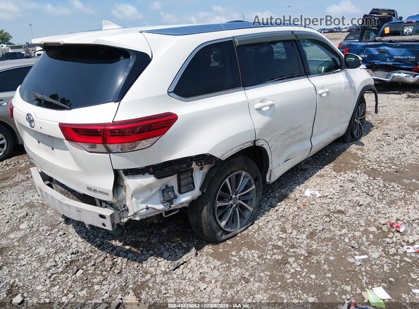 5TDJZRFH6JS538289 2018 TOYOTA HIGHLANDER White უკანა მარჯვენა