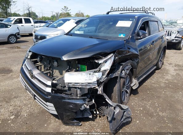 5TDJZRFH6JS554895 2018 TOYOTA HIGHLANDER Black Դիմացի տեսք