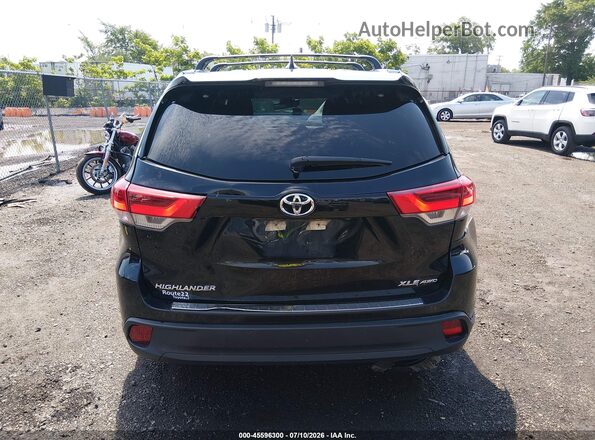 5TDJZRFH6JS554895 2018 TOYOTA HIGHLANDER Black 