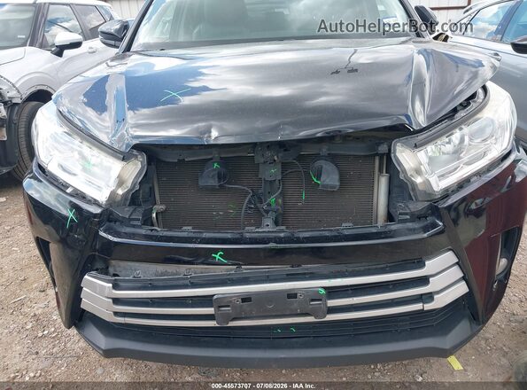 5TDJZRFH6KS577241 2019 TOYOTA HIGHLANDER Black Вид спереду