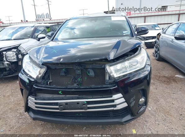 5TDJZRFH6KS577241 2019 TOYOTA HIGHLANDER Black Вид задньої частини салону