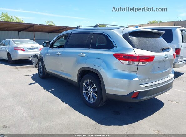 5TDJZRFH6KS609704 2019 TOYOTA HIGHLANDER Gray Rear left