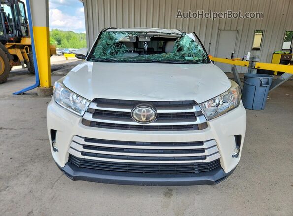5TDJZRFH7HS418480 2017 TOYOTA HIGHLANDER White წინა ხედი
