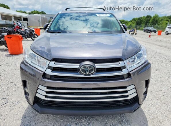 5TDJZRFH7HS450006 2017 TOYOTA HIGHLANDER Gray Вид спереду