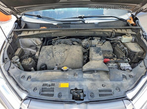 5TDJZRFH7HS450006 2017 TOYOTA HIGHLANDER Gray Вид підкапотного простору