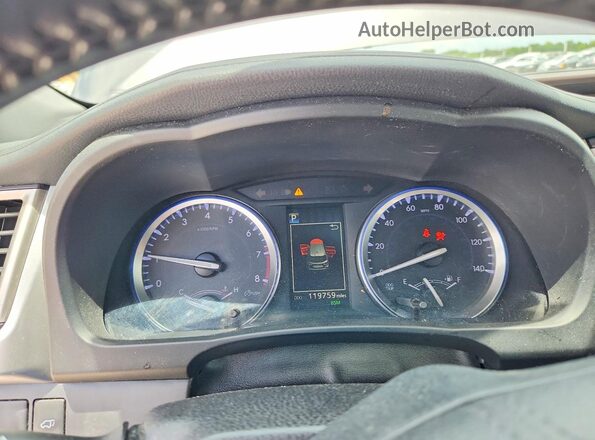 5TDJZRFH7HS450006 2017 TOYOTA HIGHLANDER Gray Вид щитка приладів