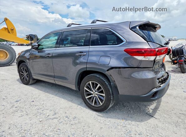 5TDJZRFH7HS450006 2017 TOYOTA HIGHLANDER Gray Задня ліва чверть