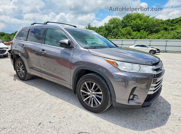 5TDJZRFH7HS450006 2017 TOYOTA HIGHLANDER Gray Передня права чверть