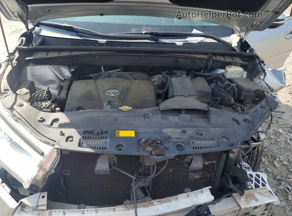 5TDJZRFH7HS457862 2017 TOYOTA HIGHLANDER Silver Вид підкапотного простору