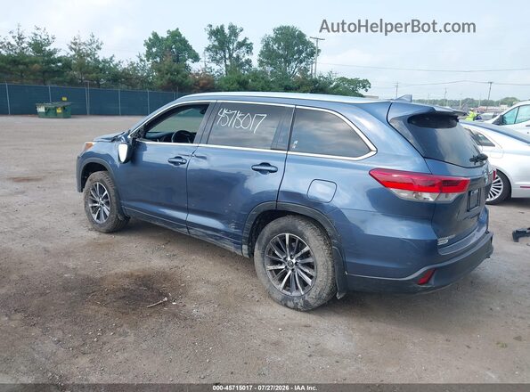 5TDJZRFH7HS471535 2017 TOYOTA HIGHLANDER Light Blue Tył lewy