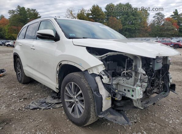 5TDJZRFH7HS513489 2017 TOYOTA HIGHLANDER White Przód prawy