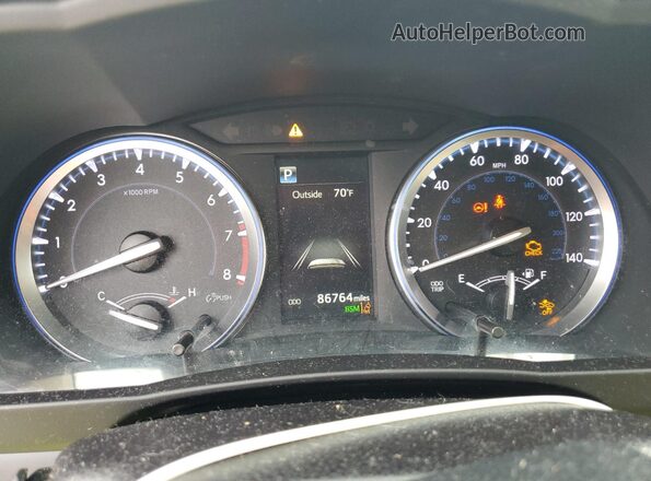 5TDJZRFH7HS513489 2017 TOYOTA HIGHLANDER White Widok zestawu wskaźników