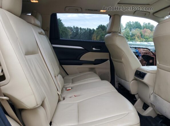 5TDJZRFH7HS513489 2017 TOYOTA HIGHLANDER White Widok wnętrza z tyłu