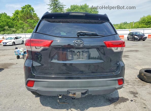 5TDJZRFH7JS560320 2018 TOYOTA HIGHLANDER Черный Вид сзади