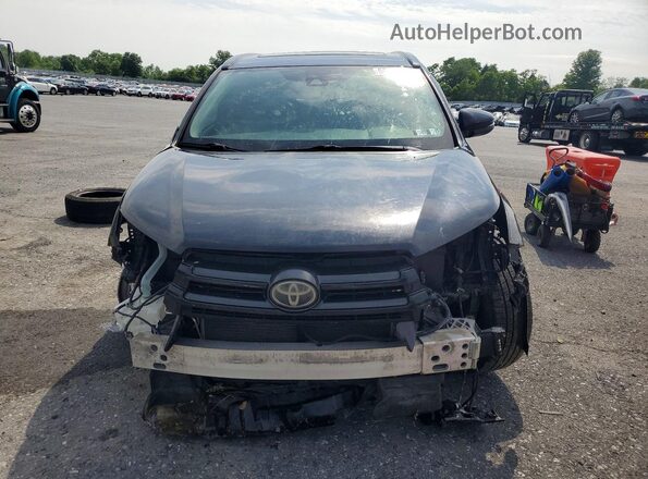 5TDJZRFH7JS560320 2018 TOYOTA HIGHLANDER Черный Вид спереди