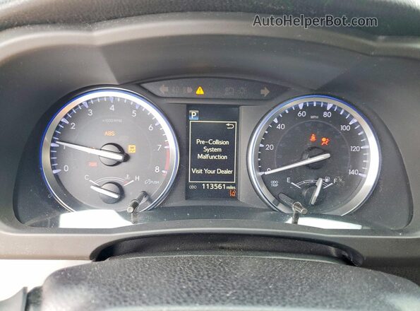 5TDJZRFH7JS560320 2018 TOYOTA HIGHLANDER Черный Вид щитка приборов