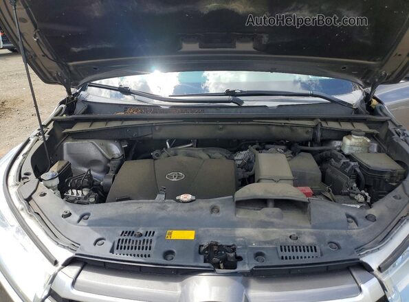 5TDJZRFH7JS561872 2018 TOYOTA HIGHLANDER Серый Вид подкапотного пространства