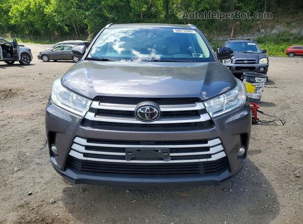 5TDJZRFH7JS561872 2018 TOYOTA HIGHLANDER Серый Вид спереди