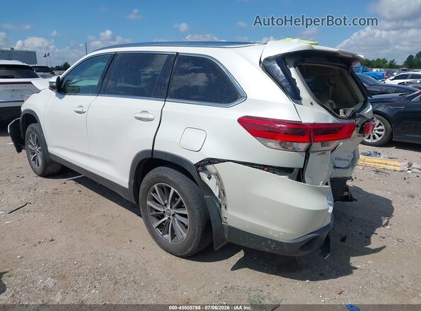 5TDJZRFH7KS574459 2019 TOYOTA HIGHLANDER Белый Задняя левая четверть