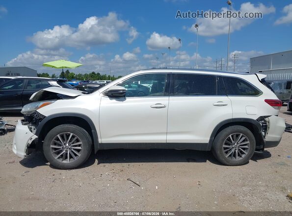 5TDJZRFH7KS574459 2019 TOYOTA HIGHLANDER Белый Панорамный вид салона 360°