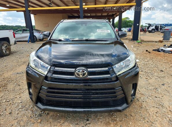 5TDJZRFH8HS403082 2017 TOYOTA HIGHLANDER Black Դիմացի տեսք