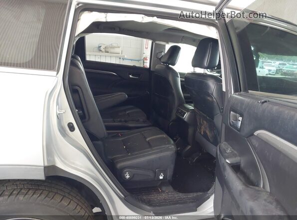 5TDJZRFH8HS422165 2017 TOYOTA HIGHLANDER Silver Vista de la etiqueta del VIN