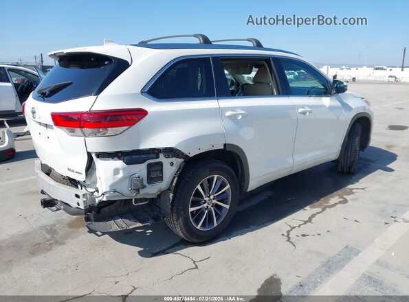5TDJZRFH8HS431352 2017 TOYOTA HIGHLANDER White Trasero derecho