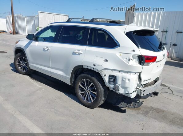 5TDJZRFH8HS431352 2017 TOYOTA HIGHLANDER White Trasero izquierdo