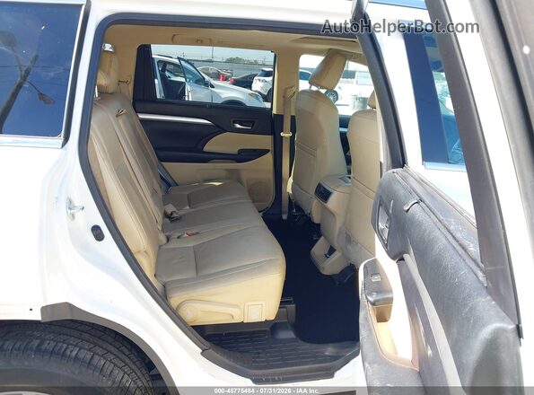 5TDJZRFH8HS431352 2017 TOYOTA HIGHLANDER White Vista de la etiqueta del VIN