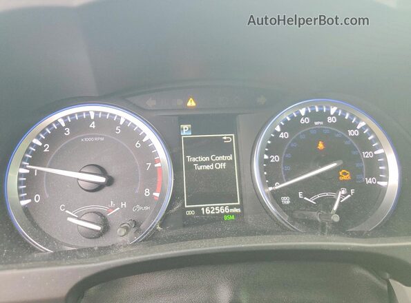 5TDJZRFH8HS515428 2017 TOYOTA HIGHLANDER White Instrument cluster view