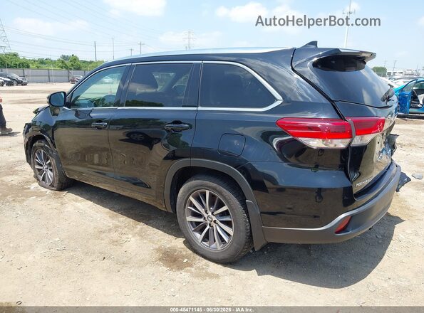 5TDJZRFH8JS528945 2018 TOYOTA HIGHLANDER Black Հետևի ձախ