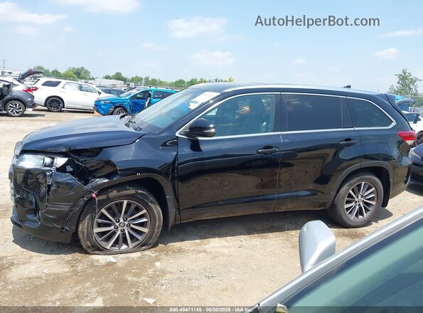 5TDJZRFH8JS528945 2018 TOYOTA HIGHLANDER Black Սալոնի 360 աստիճան տեսք