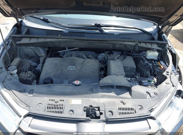 5TDJZRFH8JS528945 2018 TOYOTA HIGHLANDER Black Հետևի տեսք