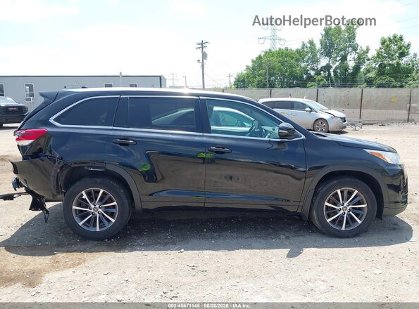 5TDJZRFH8JS528945 2018 TOYOTA HIGHLANDER Black Սալոնի հետևի տեսք