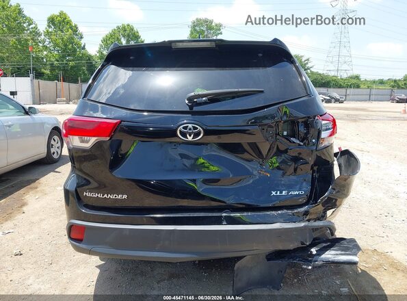 5TDJZRFH8JS528945 2018 TOYOTA HIGHLANDER Black 