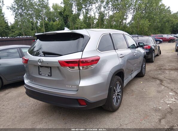 5TDJZRFH8JS552582 2018 TOYOTA HIGHLANDER Gray Tył prawy