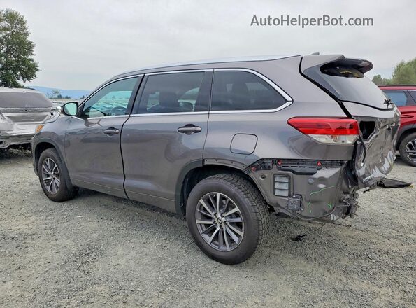 5TDJZRFH8JS552971 2018 TOYOTA HIGHLANDER Gray Tył lewy