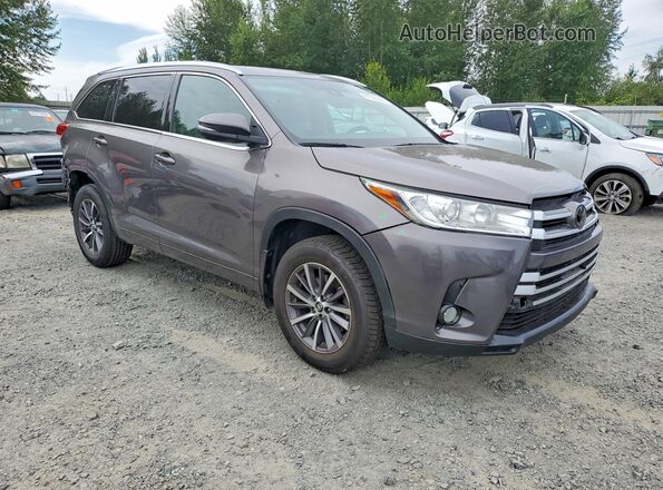 5TDJZRFH8JS552971 2018 TOYOTA HIGHLANDER Gray Przód prawy