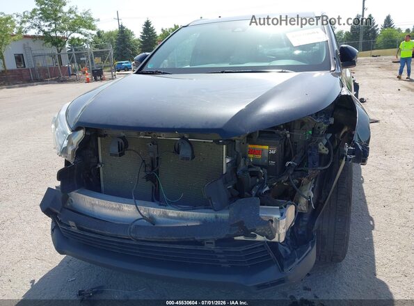 5TDJZRFH8JS825911 2018 TOYOTA HIGHLANDER Black წინა ხედი