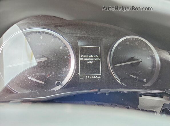 5TDJZRFH8JS844507 2018 TOYOTA HIGHLANDER Blue Instrument cluster view