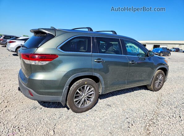 5TDJZRFH8JS856785 2018 TOYOTA HIGHLANDER Green Trasero derecho