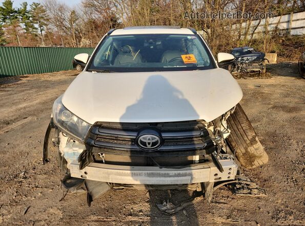 5TDJZRFH8KS944446 2019 TOYOTA HIGHLANDER White 