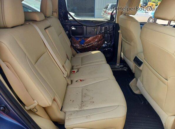 5TDJZRFH8KS957343 2019 TOYOTA HIGHLANDER Blue Սալոնի հետևի տեսք
