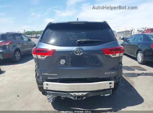 5TDJZRFH8KS985059 2019 TOYOTA HIGHLANDER Синий 