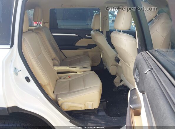 5TDJZRFH9HS364714 2017 TOYOTA HIGHLANDER White Widok naklejki z numerem VIN