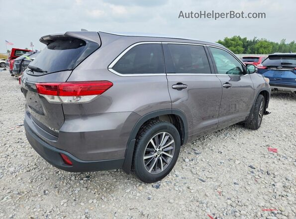 5TDJZRFH9HS397521 2017 TOYOTA HIGHLANDER Silver Tył prawy