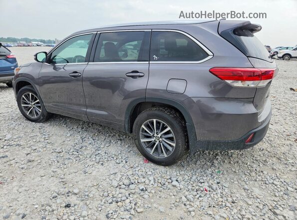 5TDJZRFH9HS397521 2017 TOYOTA HIGHLANDER Silver Tył lewy