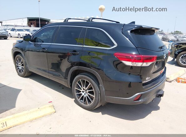 5TDJZRFH9HS440786 2017 TOYOTA HIGHLANDER Черный Задняя левая четверть