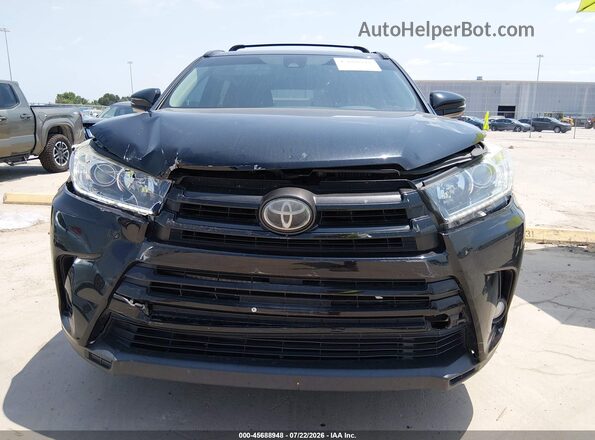 5TDJZRFH9HS440786 2017 TOYOTA HIGHLANDER Черный Вид щитка приборов